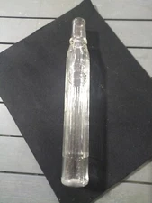 Vintage 1920's Tiolene Motor Oil Quart Bottle (Pure Oil Company of Chicago) 18"