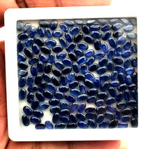 Natural Blue Sapphire Oval Cut Loose Gemstone Lot 18 Pcs 3 5 MM 5 CT