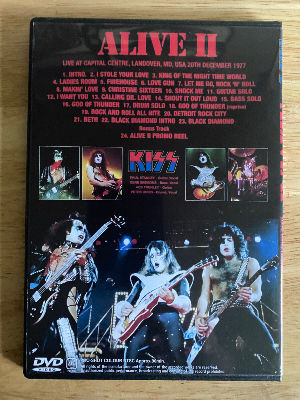 Kiss - Live in Largo - The Lost Alive II Concert Film 1977 DVD Deluxe Edition