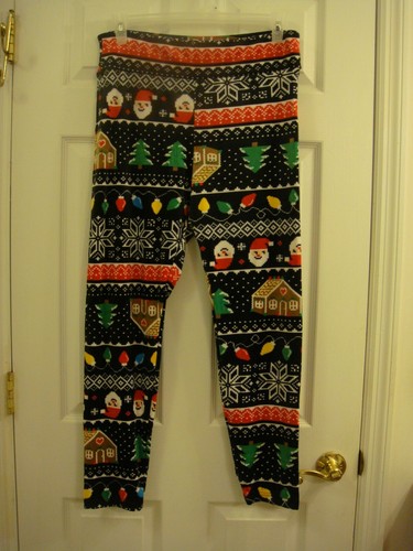 Womans No Boundaries XMAS Elastic Waist 