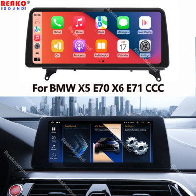 12.3'' Android 13 4+64G Car GPS Stereo HeadUnit CarPlay For BMW X5 E70 X6 E71 CCC