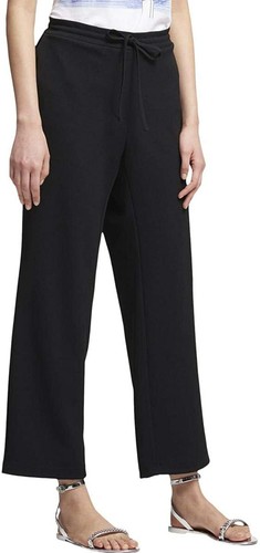 Wide-Leg Pants Casual Black XL 