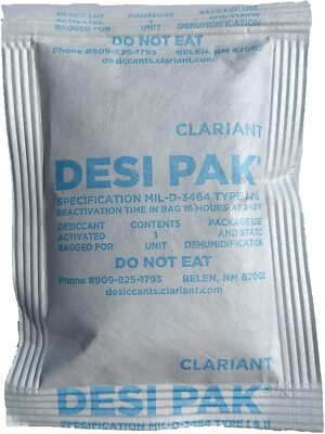 Desiccant for 5-Gallon Bucket Food Storage Moisture Control - 12 Individual Pack