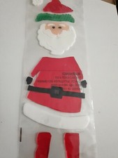 Santa Christmas Gel Window Stick On Cling 50cm