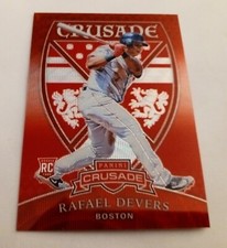 2018 RAFAEL DEVERS Chronicles Crusade RUBY WAVE PRIZM ROOKIE #10 MINT (199/199)