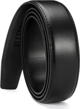 Ratchet Belt Replacement Strap 1 3/8  , Leather Belt Strap for 40MM Slide Click B
