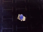VTG Lapis Sterling Silver 925   Ring Sz 7