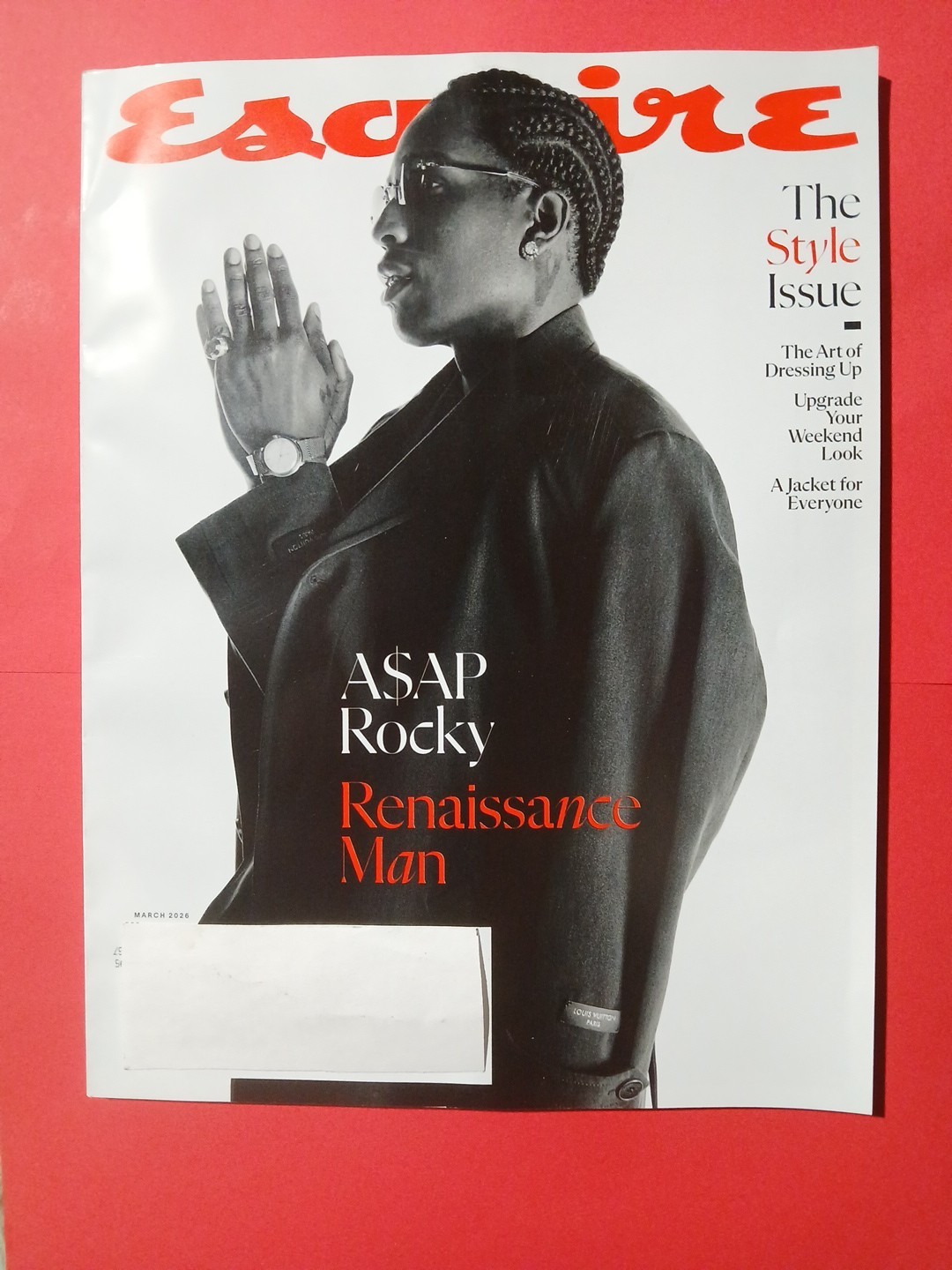 Esquire Magazine March 2026: The Style Issue A$AP Rocky Renaissance Man
