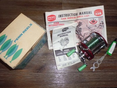 Vintage PENN PEER Monofil 109F Casting Reel made in USA