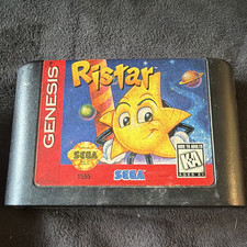 SEGA Ristar for Sega Genesis Game Cartridge NTSC-U/C (US/Canada) +  6-Pak Game