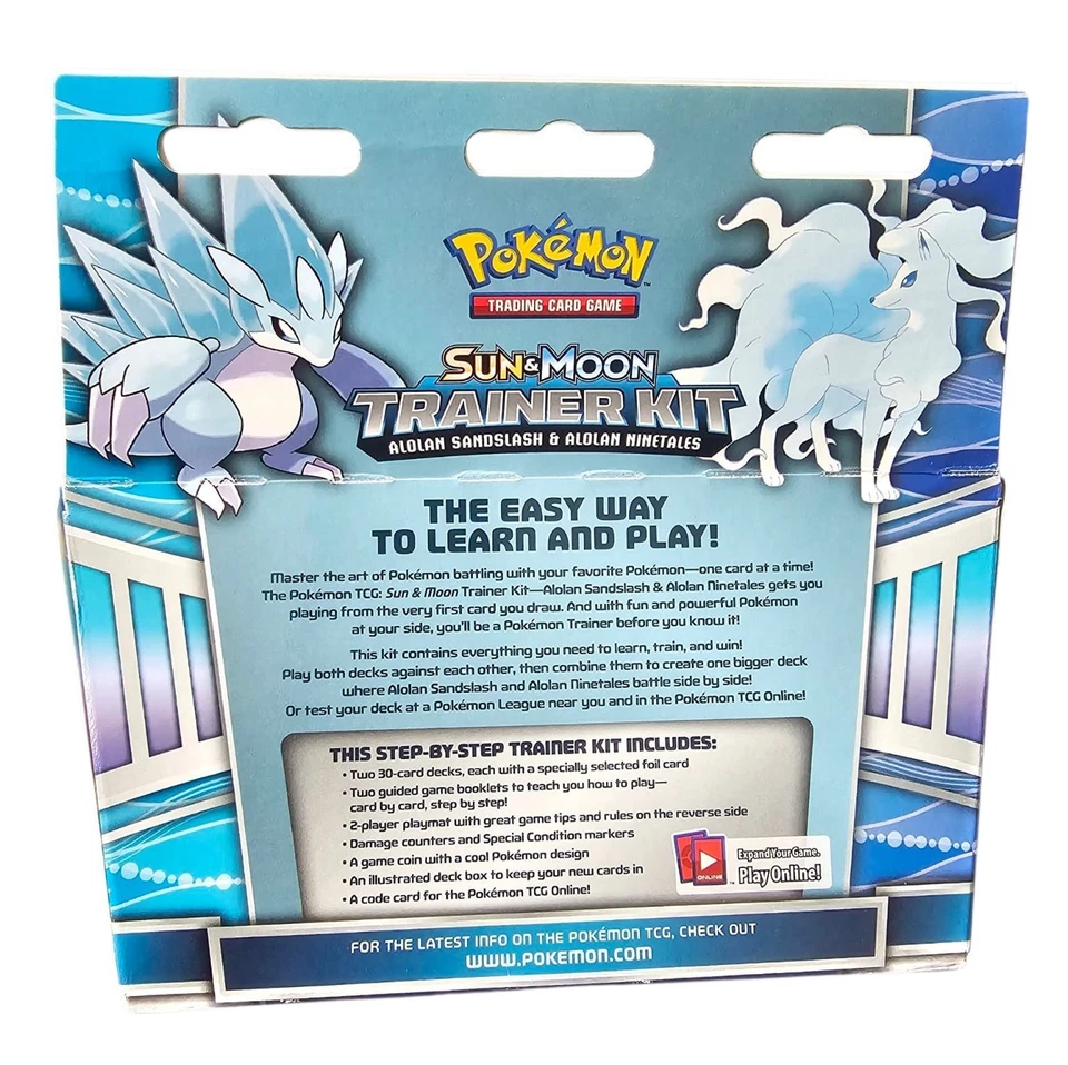 Pokemon TCG Sun & Moon Alolan Sandslash and Alolan Ninetales Trainer Kit - Image 2 of 2