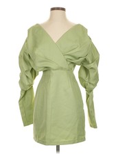 NWT PrettyLittleThing Women Green Cocktail Dress 4