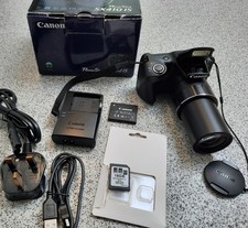Boxed Canon PowerShot SX410 IS 20.0MP Digital Camera- Black