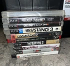 Lot of 10 PS3 Games Call of Duty Black Ops Resistance inFAMOUS Fight Night