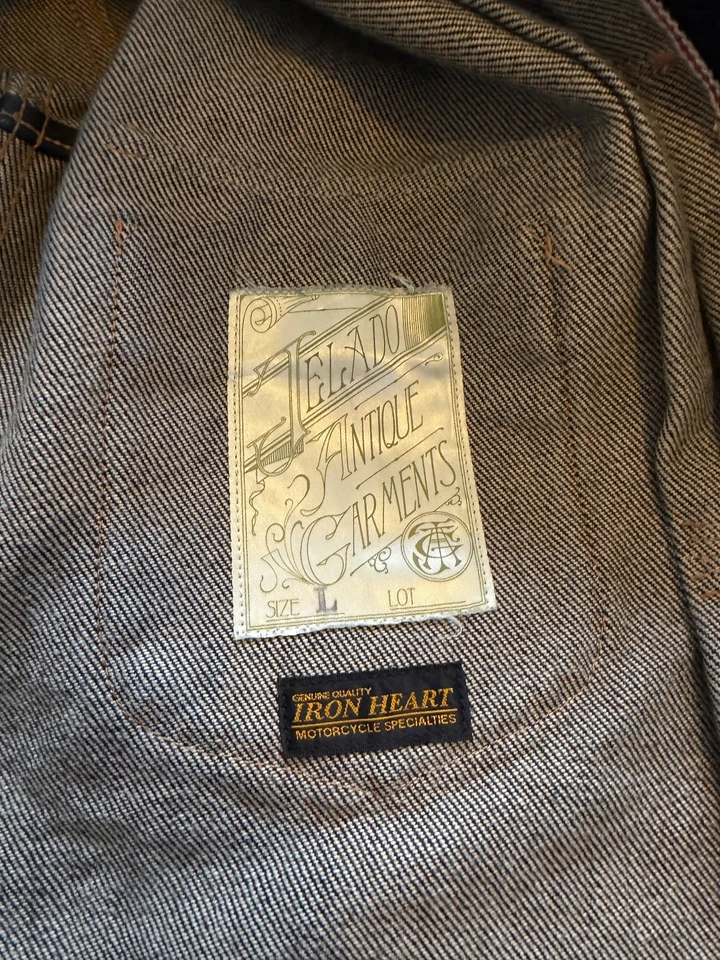 21oz铁质Heart x jelado牛仔夹克 — 第 3/3 张图片