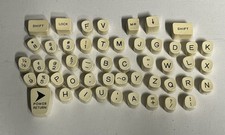 Vintage Smith-Corona Typewriter Replacement Keys Full Set Arts & Crafts thumbnail