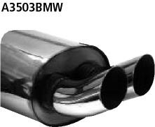 Bastuck Sportauspuff BMW 318i (E36) Touring 2x76mm DTM-Style