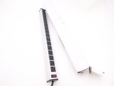 16 Outlet Aluminum Power Strip 22" Long 5' Cord