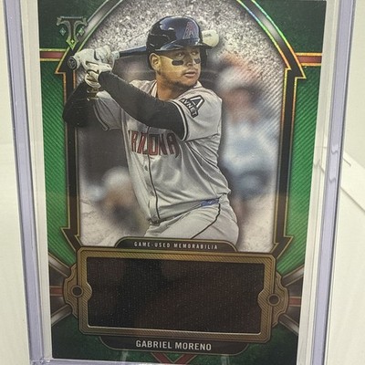 2024 TOPPS TRIPLE THREADS GABRIEL MORENO D-BACKS #SJR-GM JUMBO RELIC SP 16/27