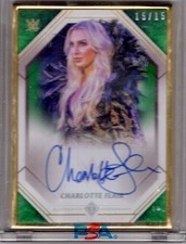 2021 Topps WWE Transcendent Auto CHARLOTTE FLAIR Gold Framed AUTOGRAPH 15/15