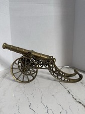 Solid Brass Cannon Heavy Decorative Cannon Vintage Brass Non-Hollow