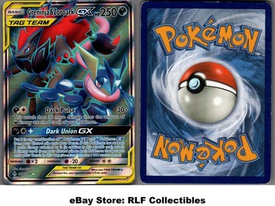 2019 Pokemon, S&M Unbroken Bonds, #200/214 Greninja & Zoroark GX