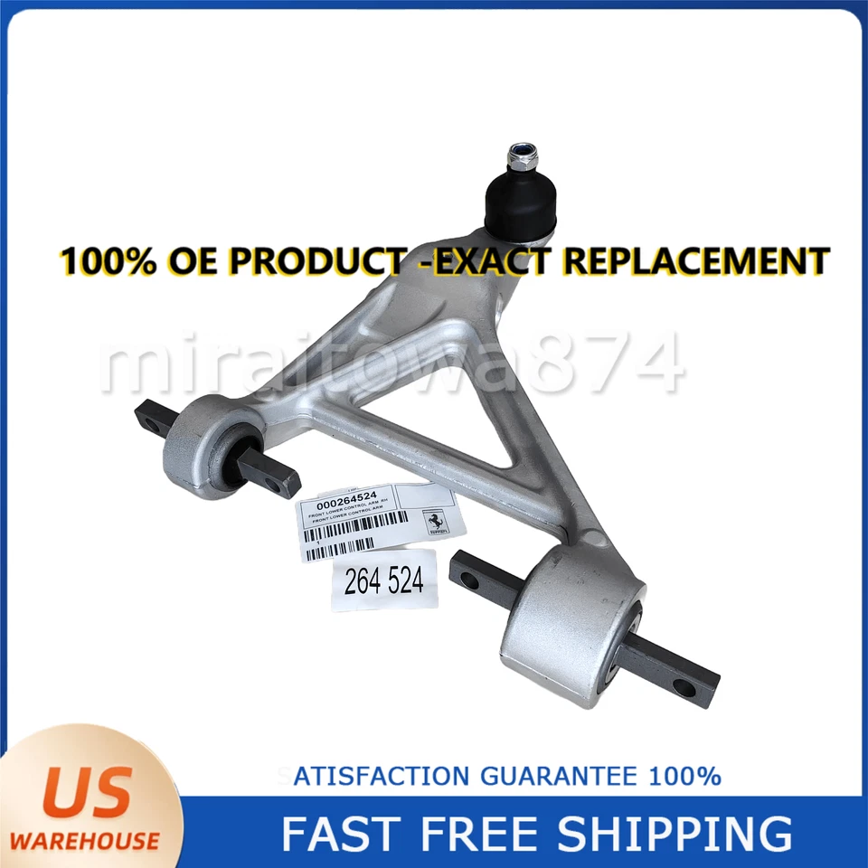 For Ferrari 488 458 812 California F8 F12 264524 Front Rightt Lower Control Arm Foto 2 de 4