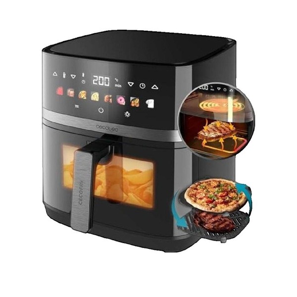 Cecotec Duoheat 8000 Fritteuse 2200W 8L Schwarz-image