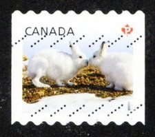 Canada Scott #2425  Arctic Hare - from horizontal roll (P) 