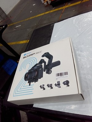 Gebraucht Feiyu SCORP Mini 2 AI Track Gimbal Stabilisator für Kamera Smartphone