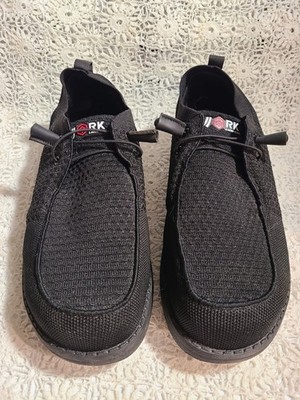 Work Larnmern Steel Toe Loafers Slip On Work Shoes Mesh  display picture 2