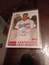 2021 Topps Archives Dave Roberts auto FFA-DR