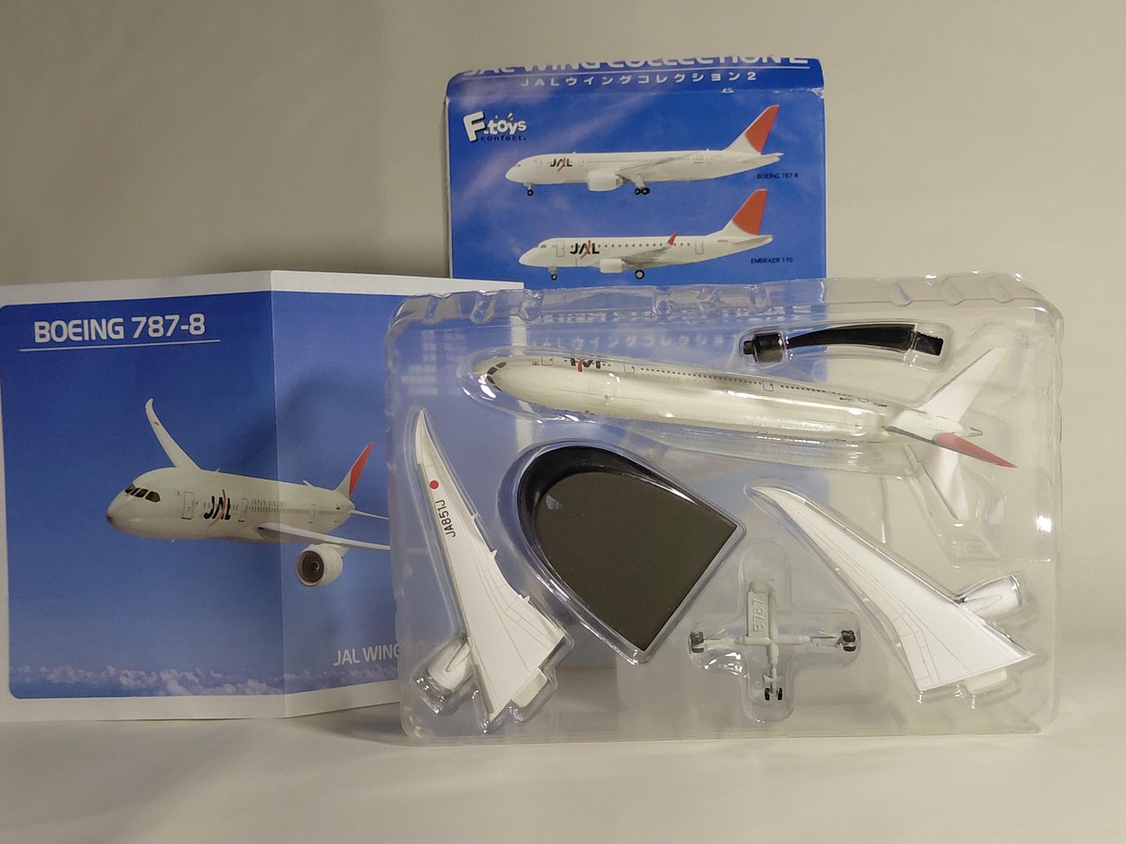 F-toys 1/500 Jal Wing Collection Vol.2 Boeing 787-8 Ja851J Airliner