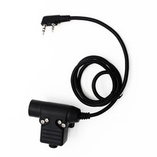 Replacement U94 PTT Adapter For REAL STEAL RS Headsets For KENWOOD Plug aa