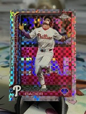 2025 Topps Chrome Update Series Harrison Bader #USC32 X-Fractor