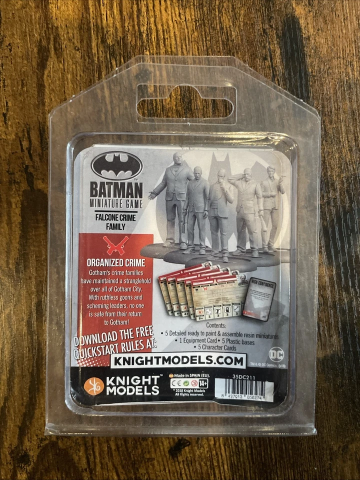Batman Juego Miniatura - Falcone Crime Family por Knight Models NUEVO 35DC211 Foto 2 de 3