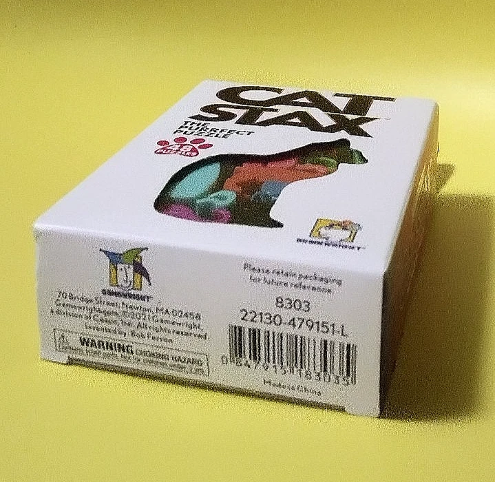 New BRAINWRIGHT Cat STAX, The Purrfect Puzzle Game 48 puzzles 7 Pc. - Image 3 of 3