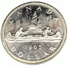 # C5397      CANADA   DOLLAR  COIN,    1965