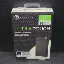 Seagate Ultra Touch 1 TB Portable HDD, STHH1000400, Brand New & Sealed!