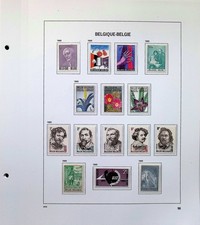 Belgium MNH Collection On Davo Album Pages 1965-1966 Highly Complete