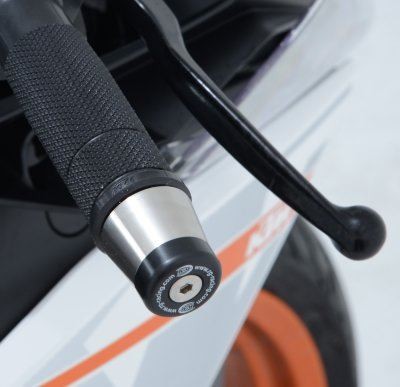 R&G Bar End Sliders Black KTM RC 200 2022