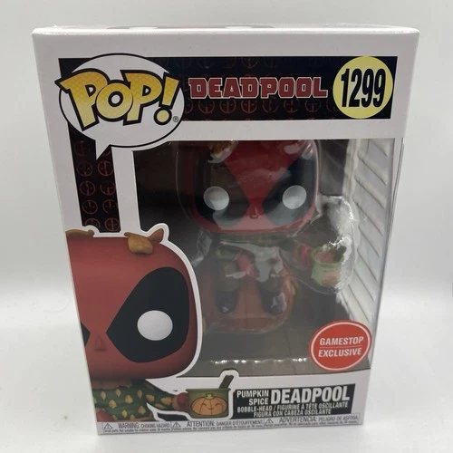 Funko Pop! Deadpool Seasons Pumpkin Spice, #1299, GameStop Exclusive