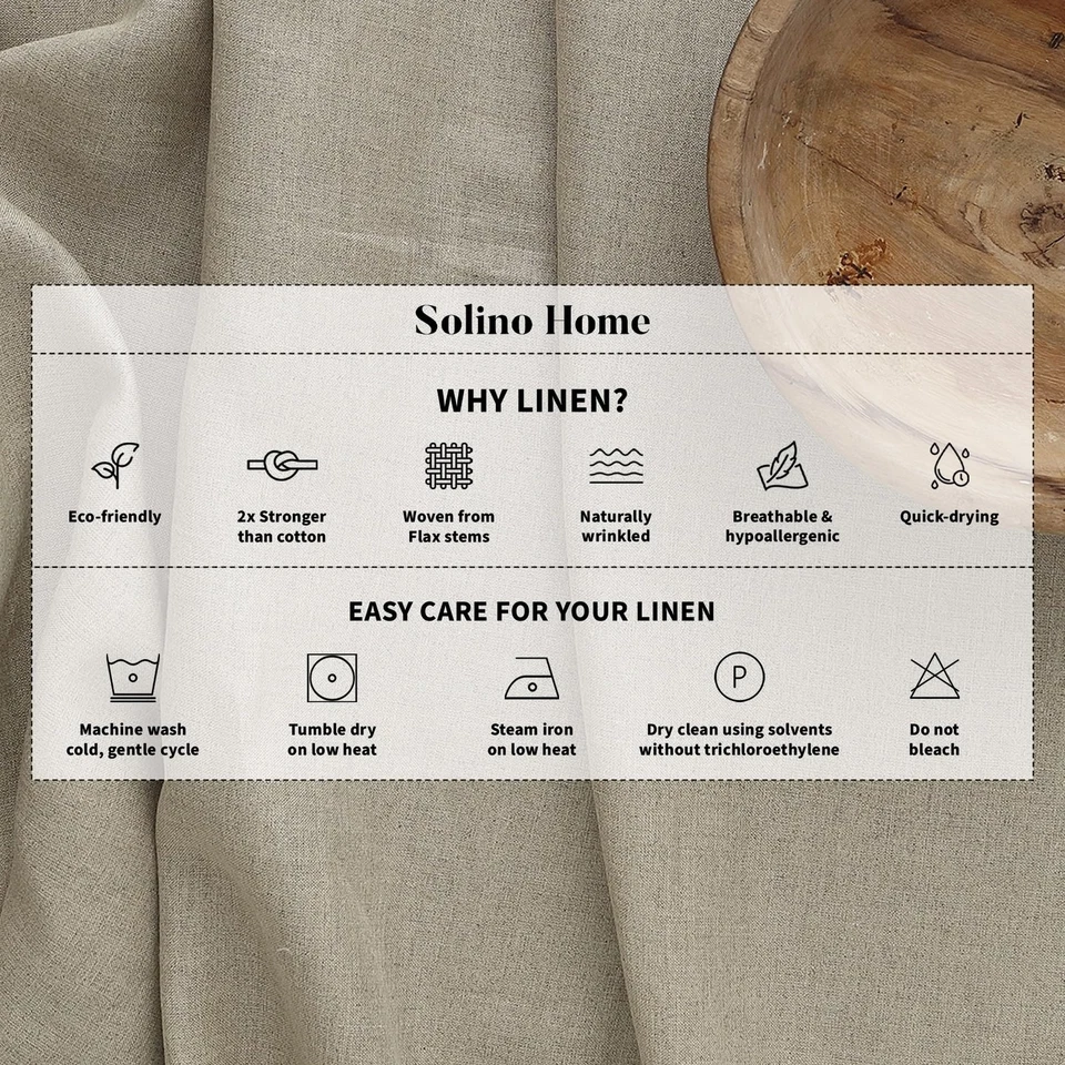 Linen Placemats Set of 4-100% Pure Linen Multicolor Pastel Gingham Placemats ... - Image 4 of 4