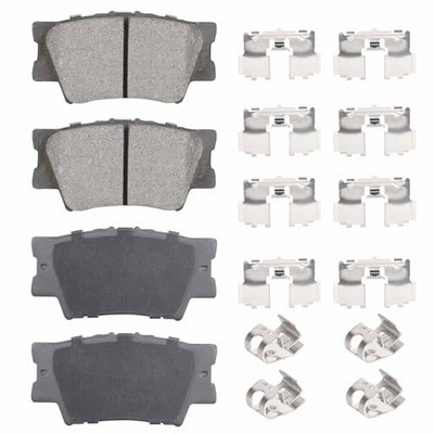 Rear Ceramic Disc Brake Pads Set for Toyota Camry 2007-2023, Avalon 2008