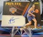 2024-25 Panini Private Signings Pacome Dadiet #PS-PAC Rookie RC New York Knicks