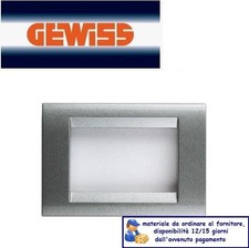 PLACCA 4P TITANIO GEWISS PLAYBUS YOUNG GW32014