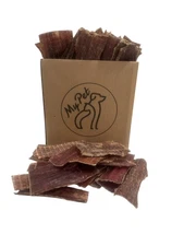 Beef esophagus gullet 6'' - 2lb (about 60 pcs) Chews For Dogs, 100% Natural Beef