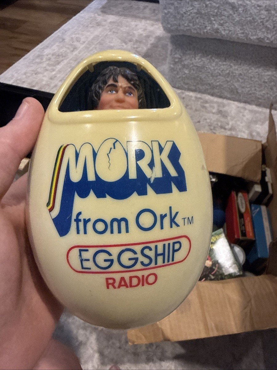 Mattel -Mork From Ork Eggship A.M. Radio Parts As Is Untested No