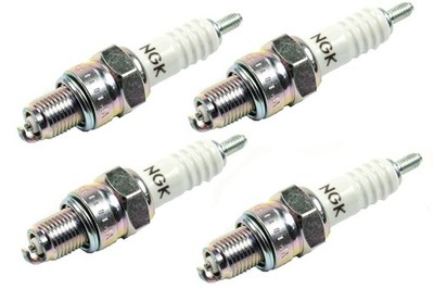 Zündkerze Set 4Stück NGK C7HSA für Roller Thunder Bike Cat125 Noble 50 Fighter 