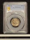 PCGS GOLD SHIELD 1925 D BUFFALO NICKEL MS62 *TONER!